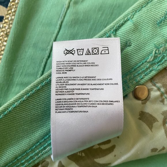 Roxy Mint Green Denim Shorts NWOT - Picture 7 of 8